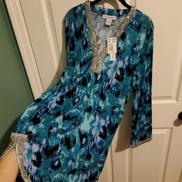 Cruise Wear & Co. Blouse With Beaded Embellishment - Picture 8 of 8